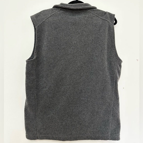 Columbia Vest Sleeveless Jacket Mens Size Medium Dark Gray Full Zip - Picture 3 of 3